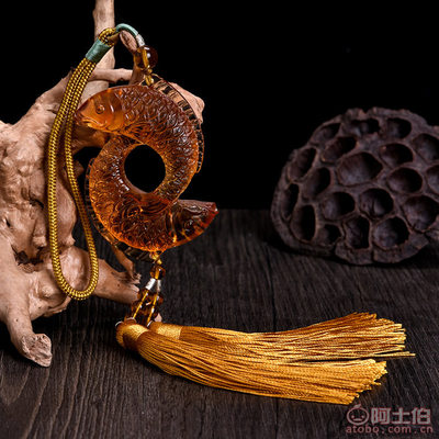 古法琉璃年年有鱼挂件 匠心工艺与现代生活的完美融合